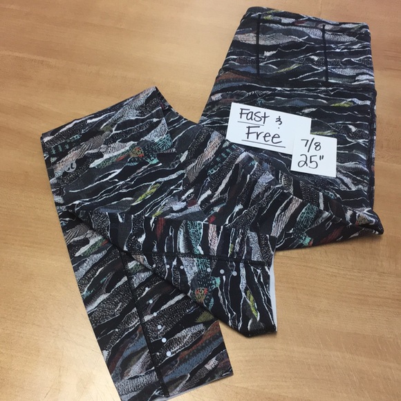 lululemon athletica Pants - Lululemon Fast & free nulux 7/8 Pants Sz 4